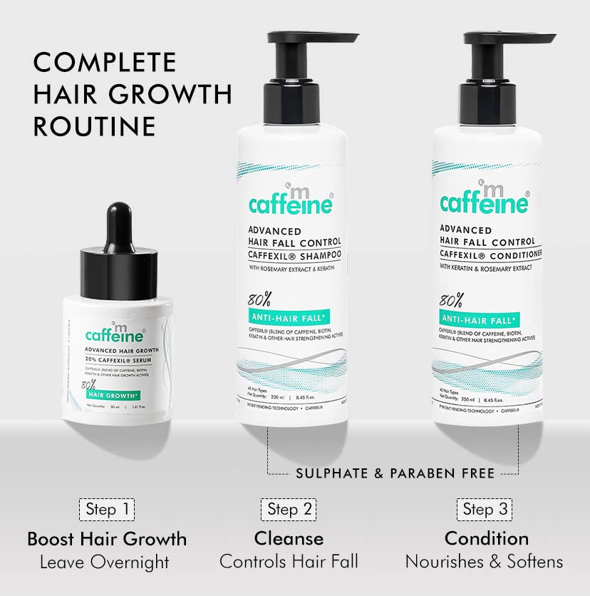 Mcaffeine Advanced Hair Fall Control Caffexil® Conditioner with Keratin, 250ml - Image 7 - Buy from Indicrest