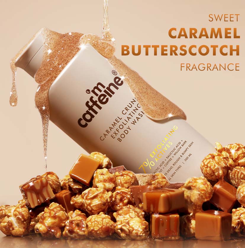 Mcaffeine Exfoliating Caramel Crunch Body Wash, 300ml - Image 6 - Buy from Indicrest