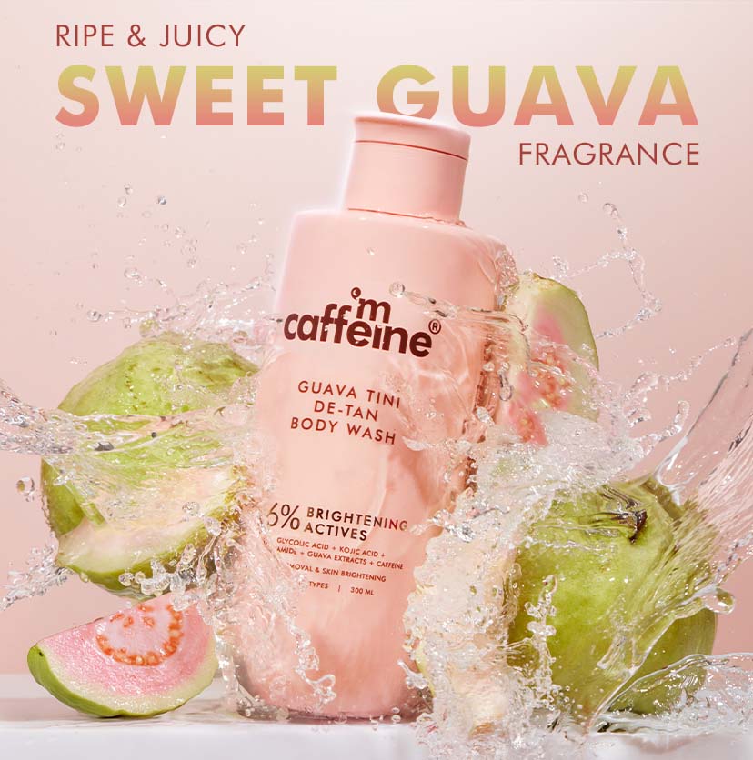 Mcaffeine Guava  Tini De-Tan Body Wash, 300ml - Image 6 - Buy from Indicrest