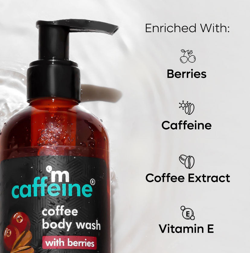Mcaffeine Super Saver Berries Body Wash Combo, 2 x 400ml - Image 6 - Buy from Indicrest
