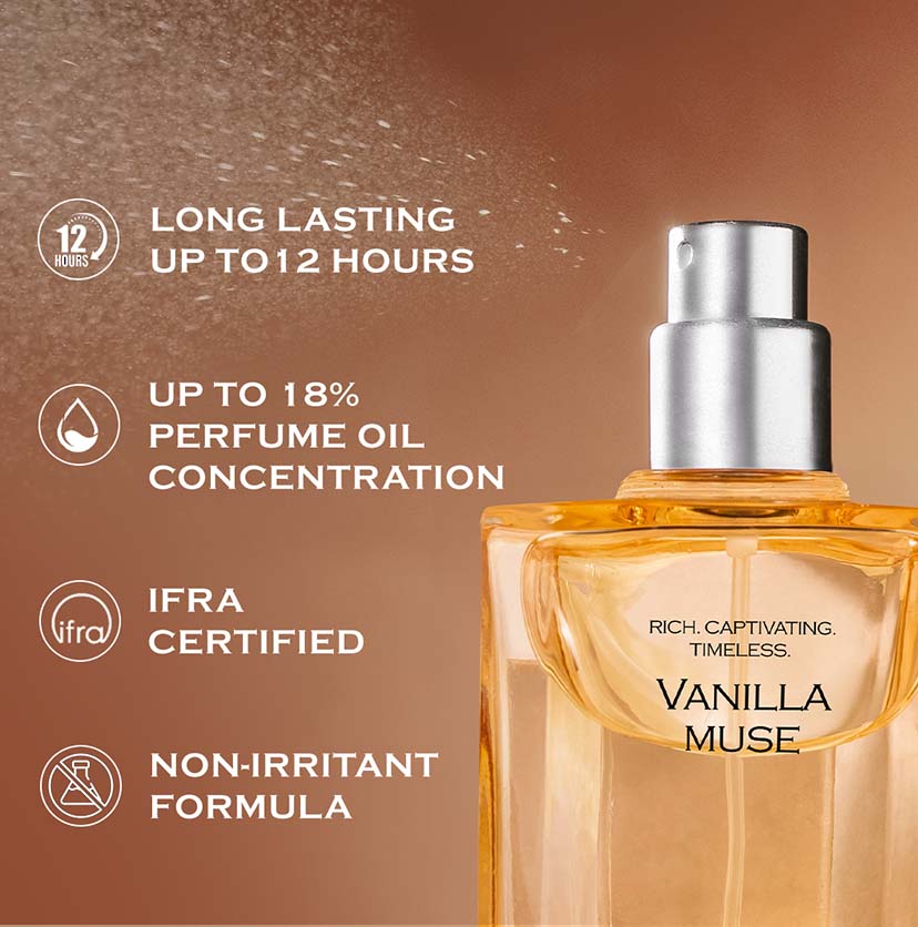 Mcaffeine Vanilla Muse Perfume for Women - Sweet Vanilla, 100ml - Image 6 - Buy from Indicrest
