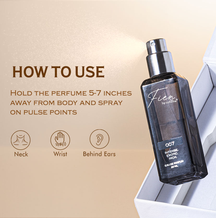 Mcaffeine Perfume gift Set for Men Curated by Women, 20ml x 4 - Image 7 - Buy from Indicrest
