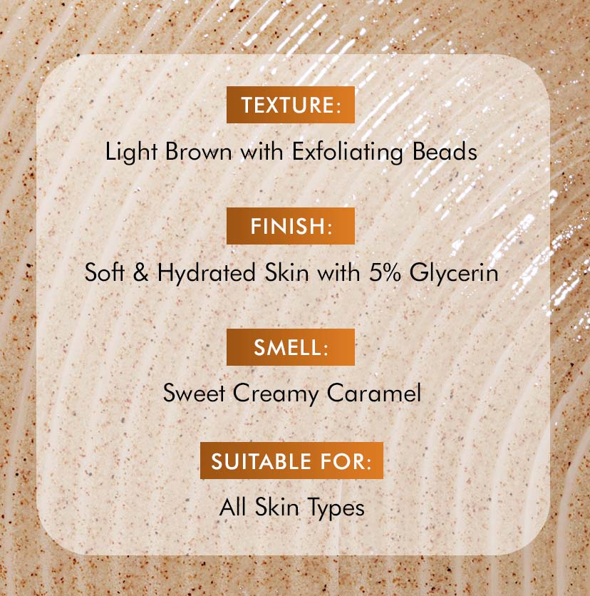 Mcaffeine Exfoliating Caramel Crunch Body Wash, 300ml - Image 8 - Buy from Indicrest
