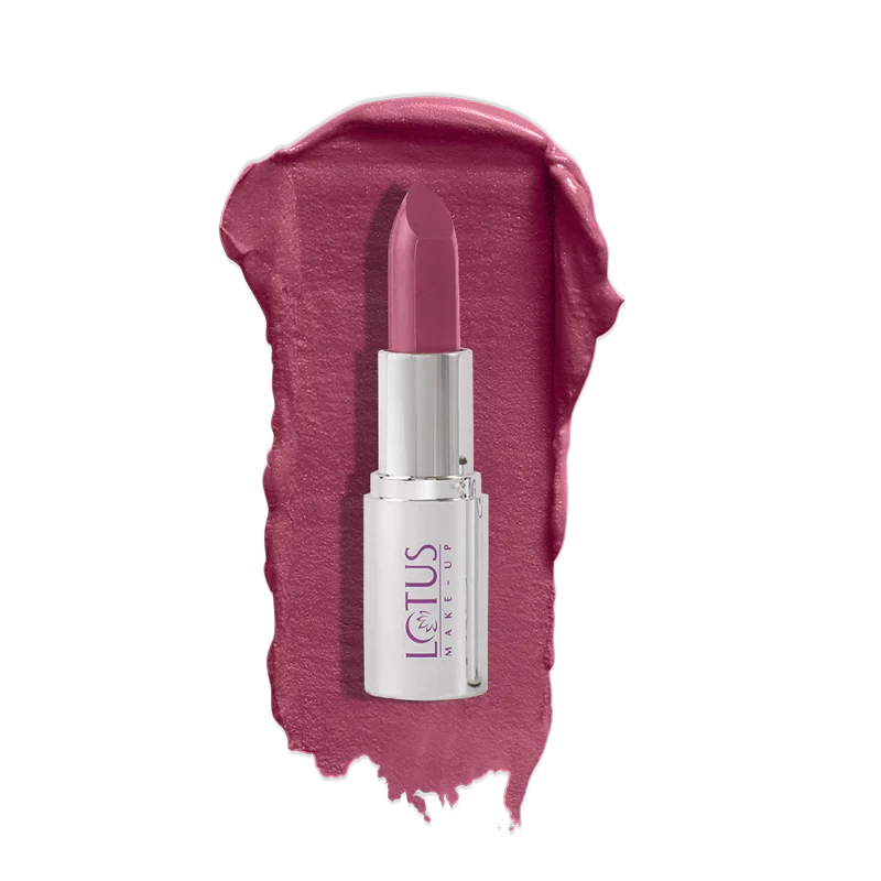 Lotus Herbals Ecostay Butter Matte Lip Color, Passionate Pink, 4.2g