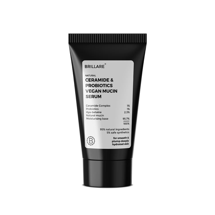Brillare Mini Ceramide & Probiotics Probiotics Vegan Mucin Serum, 10ml - Image 7 - Buy from Indicrest
