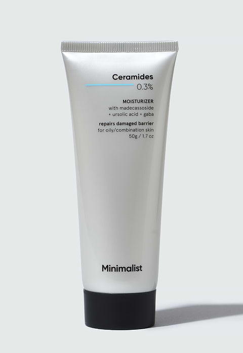 Minimalist Ceramides 0.3% + Madecassoside Moisturizer For Strengthens Skin Barrier, Hydrates &amp; Soothes, 50g - Buy from Indicrest