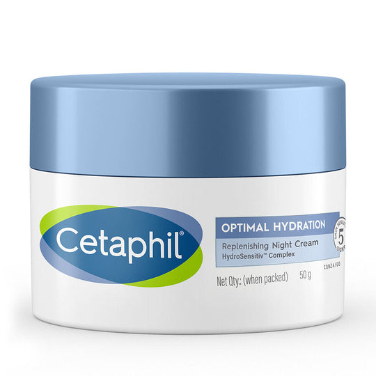 Cetaphil Optimal Hydration Night Cream, 50g - Indicrest Buy at Indicrest
