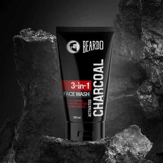 Beardo Activated Charcoal Facewash, 100ml - Buy from Indicrest