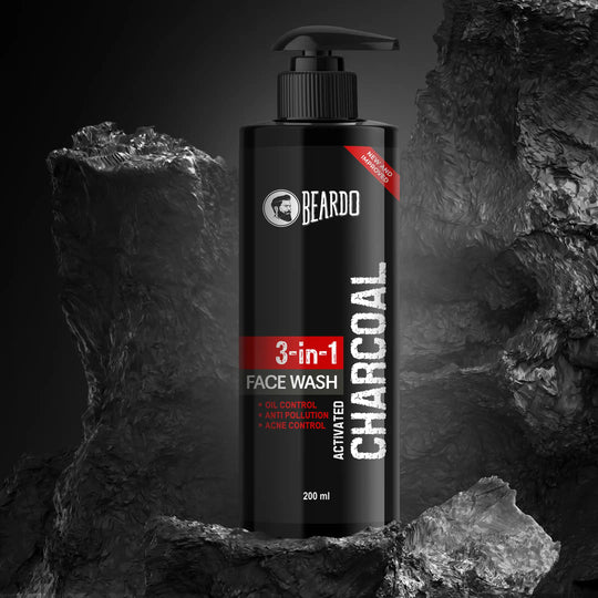Beardo Activated Charcoal Facewash, 200ml - Buy from Indicrest