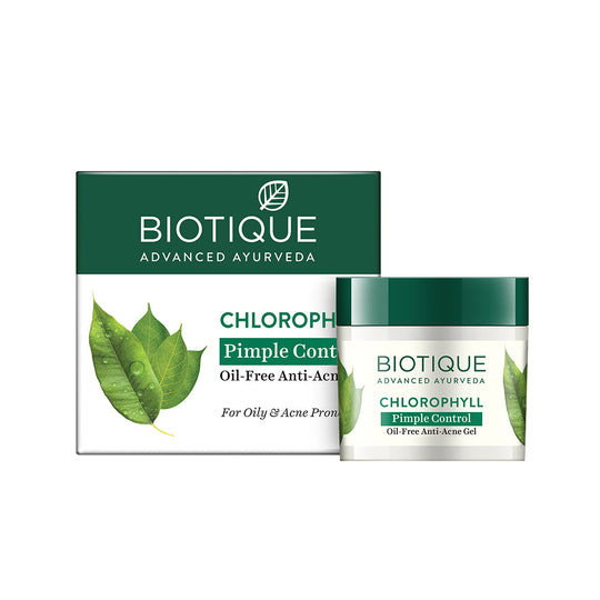 Biotique Chlorophyll Pimple control oil free anti-acne gel, 50g - Buy from Indicrest