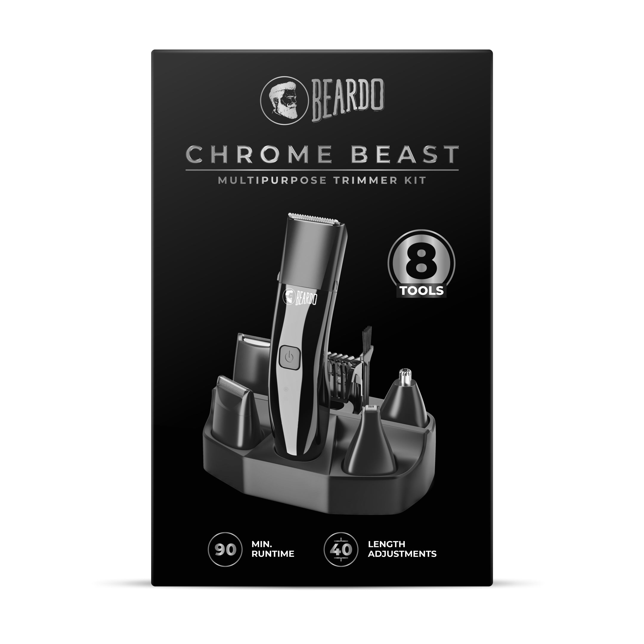 Beardo Chrome Beast Grooming Kit - Image 7 - Buy from Indicrest