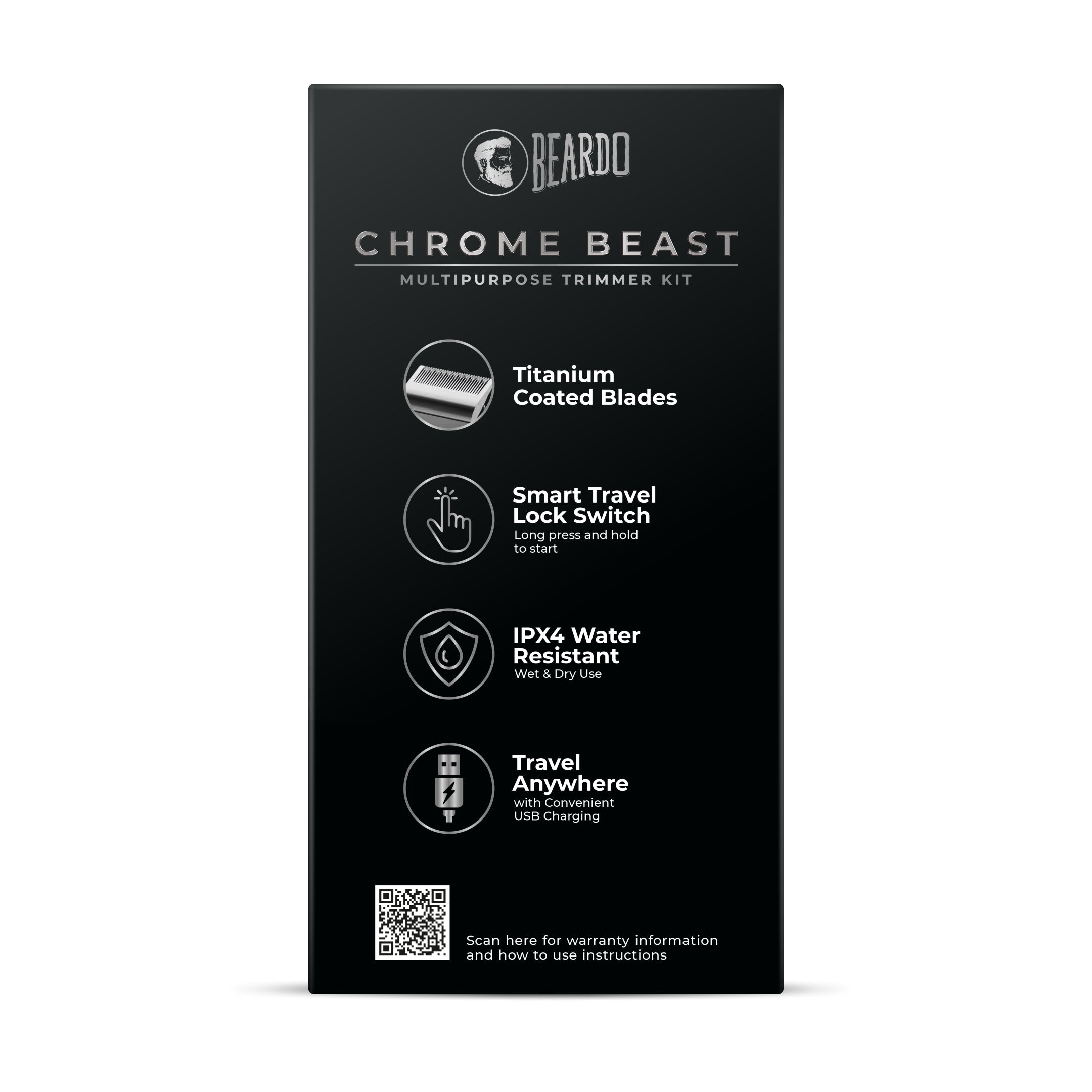 Beardo Chrome Beast Grooming Kit - Image 8 - Buy from Indicrest