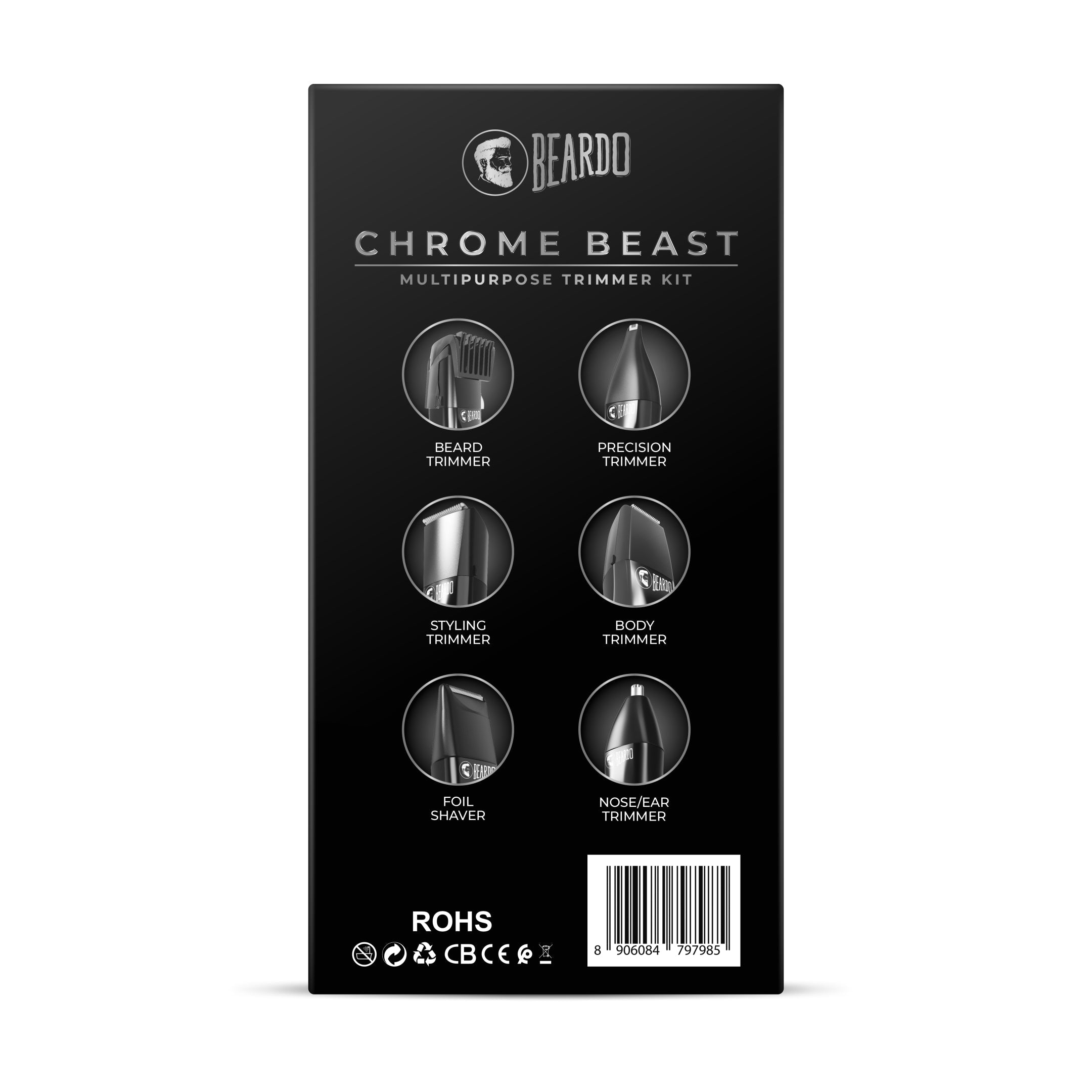 Beardo Chrome Beast Grooming Kit - Image 9 - Buy from Indicrest