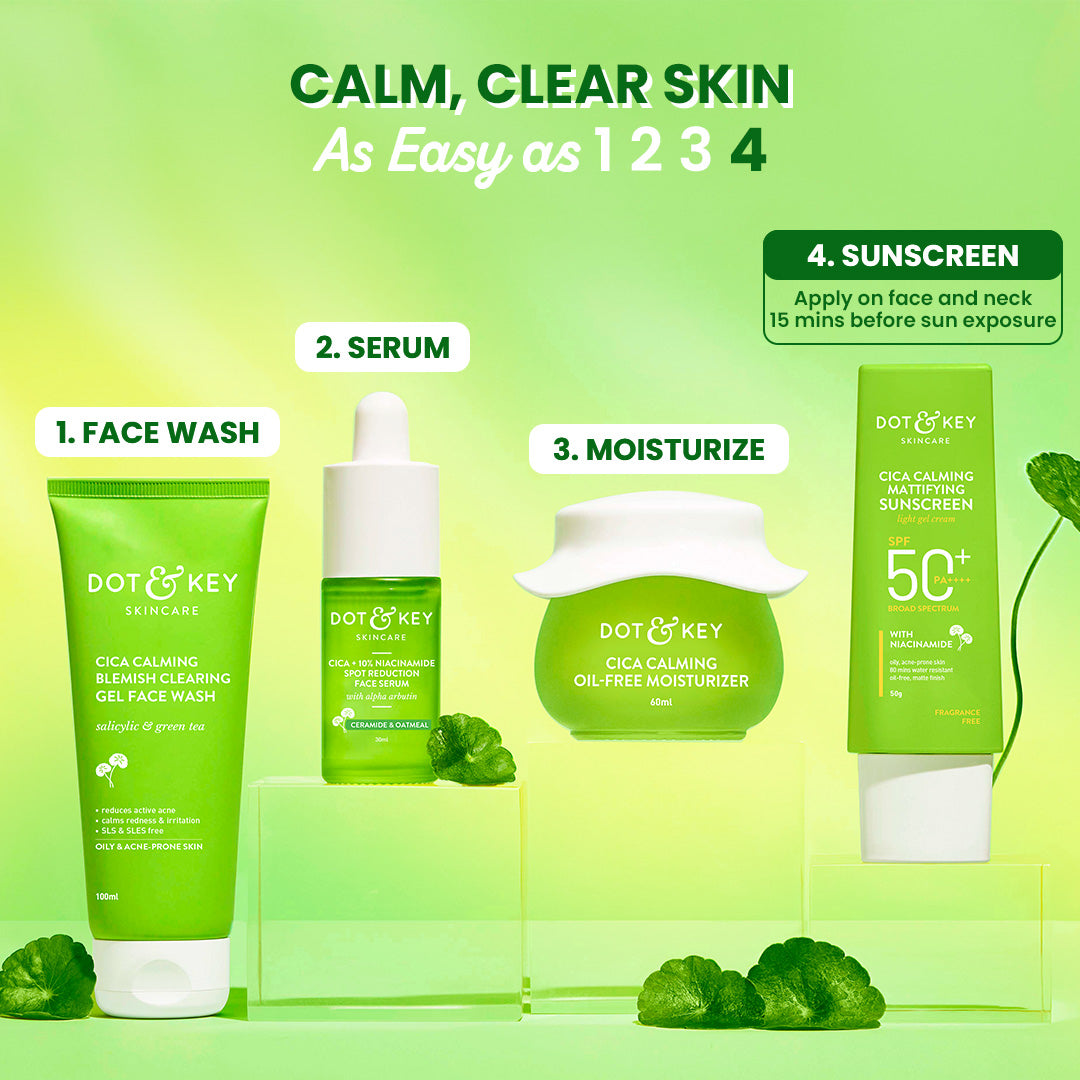 Dot & Key Cica + Niacinamide Matte Sunscreen SPF 50+ PA++++, 80g