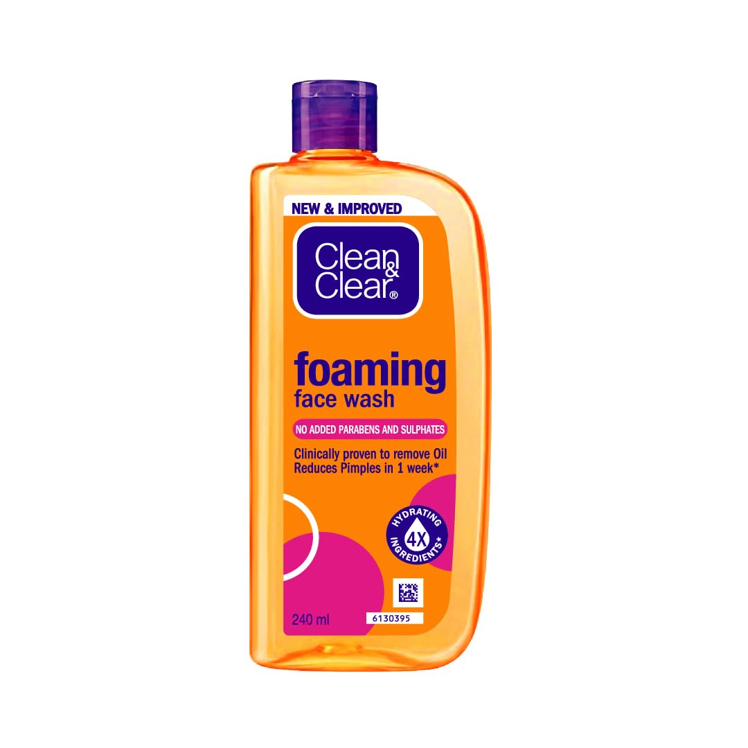 Clean and Clear Foaming Face Wash, 240ml - Indicrest