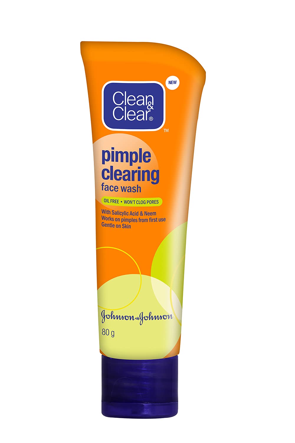 Clean and Clear Pimple Clear Face Wash, 80g - Indicrest