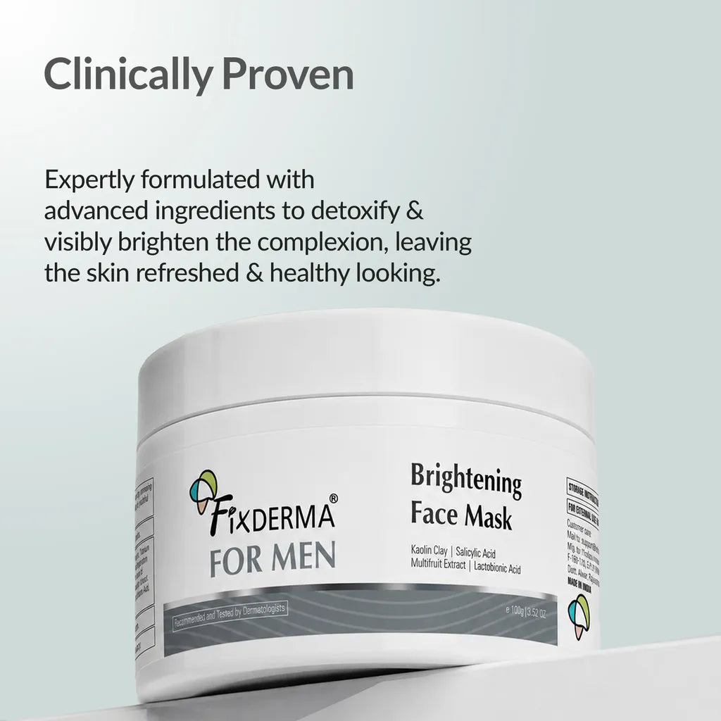 Fixderma FOR MEN Brightening Face Mask, 100g - Image 5 - Buy from Indicrest
