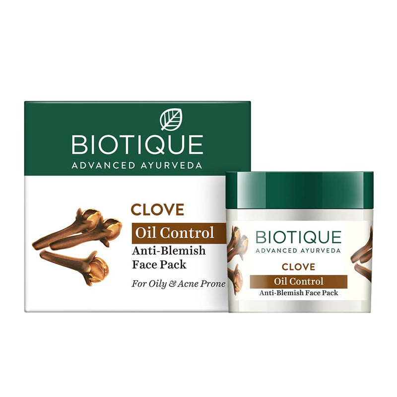 Biotique Clove Oil Control Anti-Blemish Face Pack, 75g - Buy from Indicrest