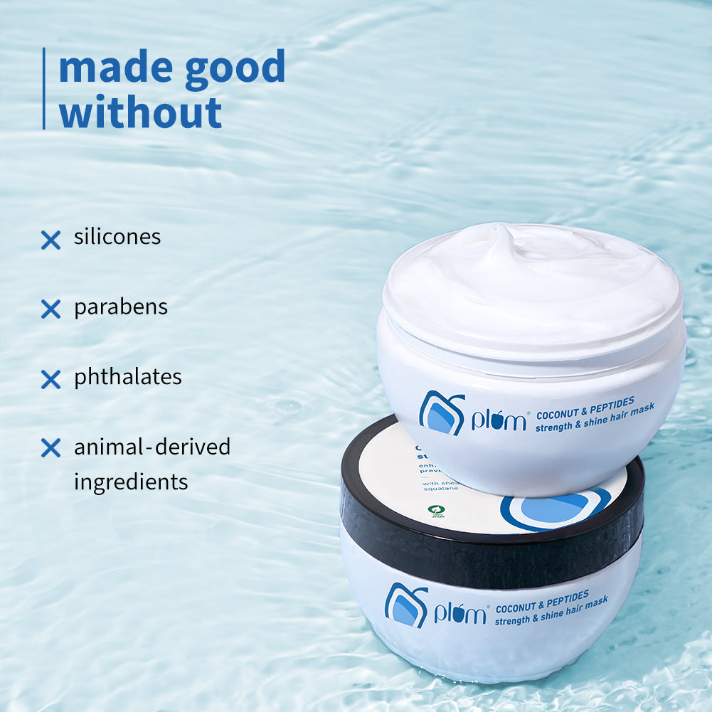 Plum Coconut & Peptides Hair Mask for Dry Hair | Softens Strands | Nourishes Hair, 200g