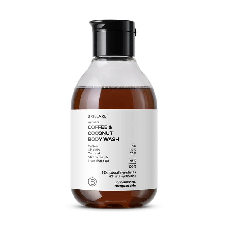 Brillare Coffee & Coconut Body Wash for Energized & Moisturised Skin, 200ml - Image 6 - Buy from Indicrest