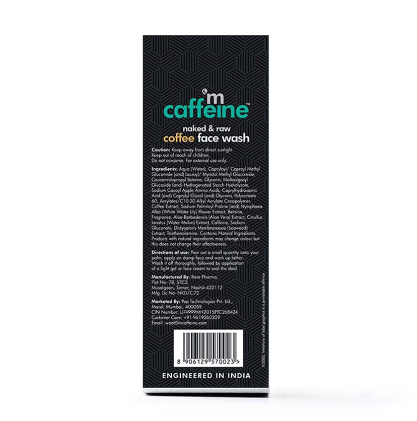Mcaffeine Coffee Face Wash, 50ml - Image 2 - Buy from Indicrest