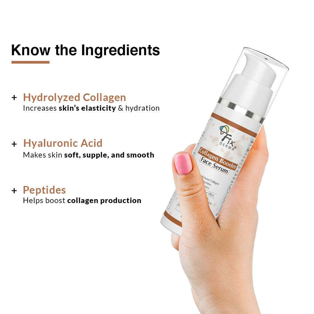 Fixderma Collagen Booster Face Serum | Fights Early Signs of Ageing for a Youthful Glow, 15g - Image 6 - Buy from Indicrest