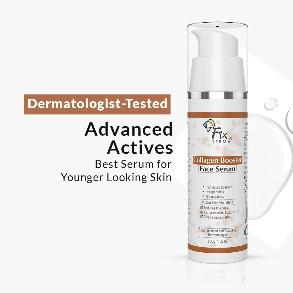 Fixderma Collagen Booster Face Serum | Fights Early Signs of Ageing for a Youthful Glow, 15g - Image 2 - Buy from Indicrest