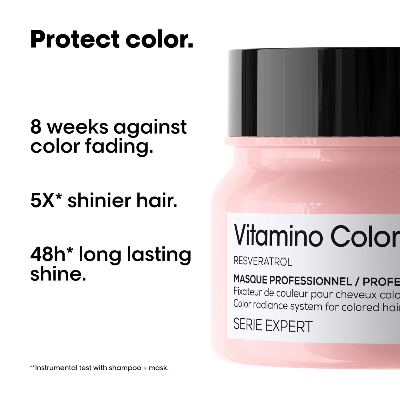 L'Oreal Professionnel Vitamino Color Shampoo 1500ml | Vitamino Color Mask 500ml Combo