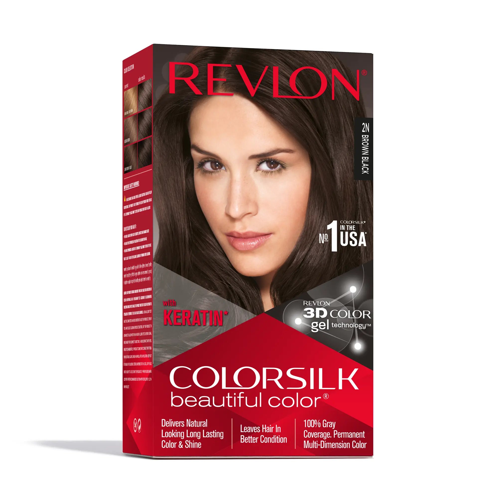 Revlon Colorsilk Beautiful Color Permanent Hair Dye, Dark Brown 3N - Image 28 - Buy from Indicrest