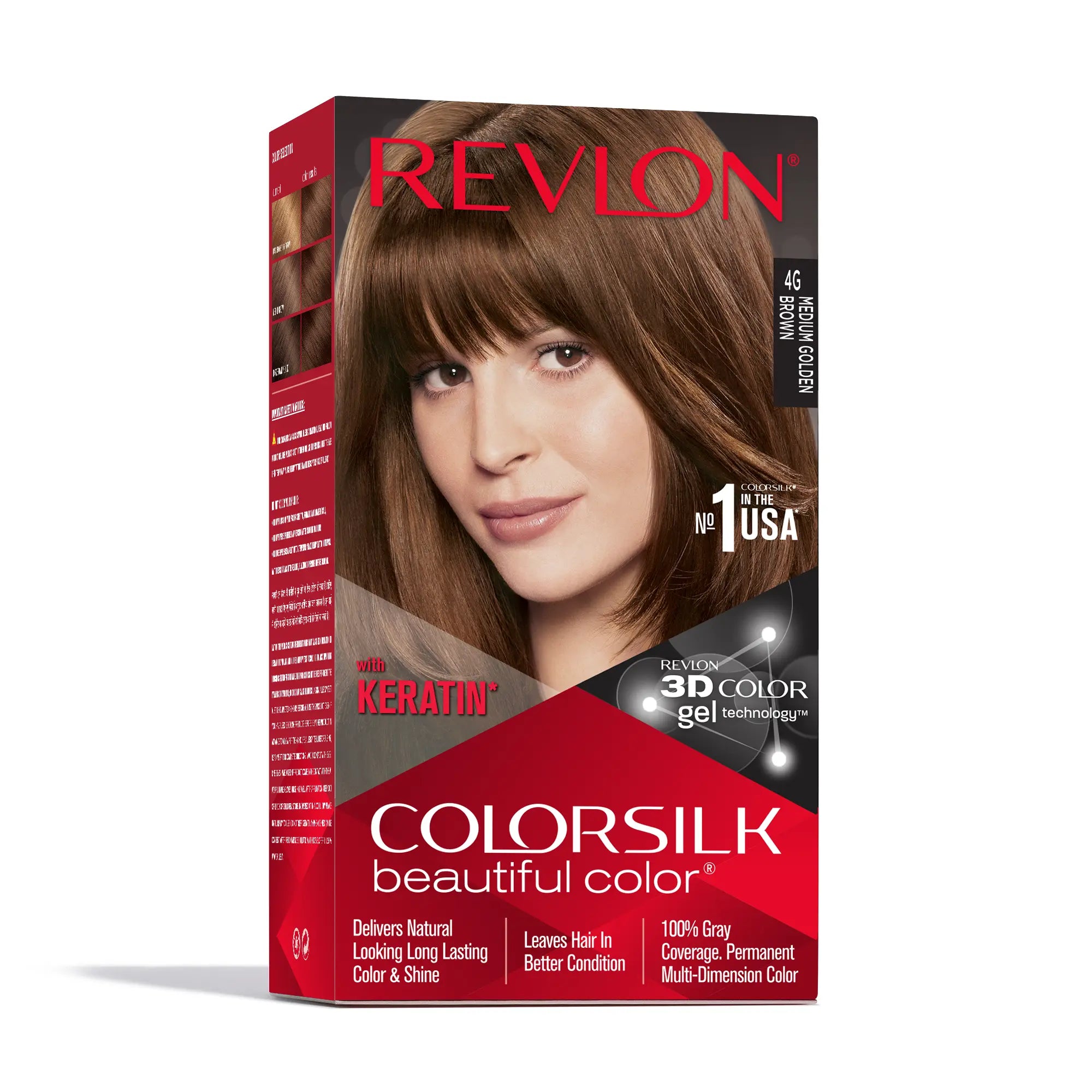 Revlon Colorsilk Beautiful Color Permanent Hair Dye, Medium Brown 4N - Image 26 - Buy from Indicrest