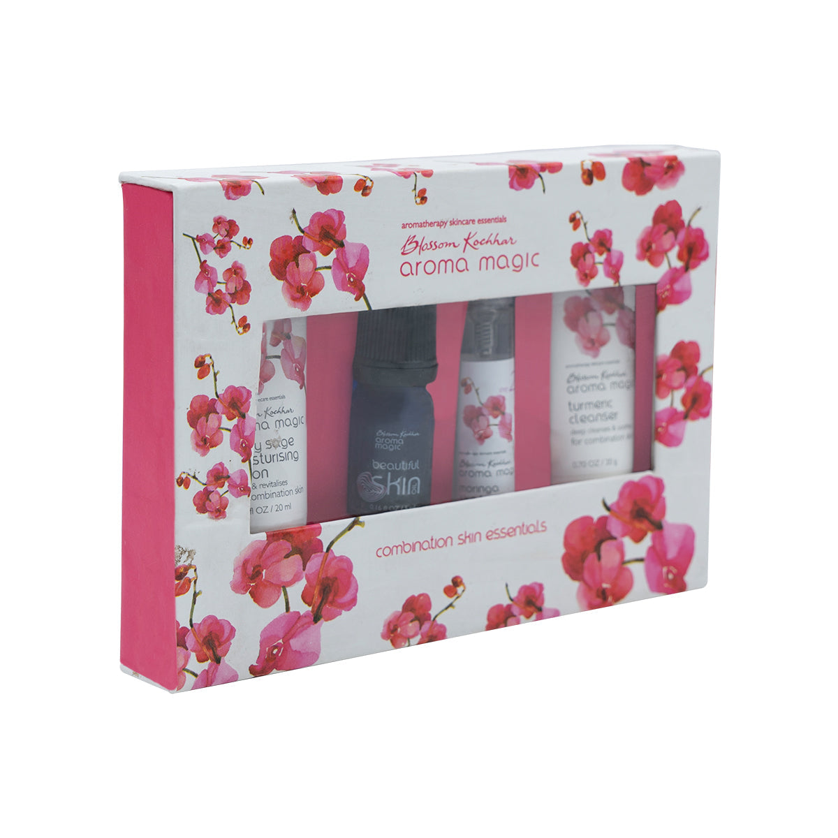 Aroma Magic Combination Skin Essentials Kit, Cleanser 20g + Toner 20ml + Skin Oil 5ml + Lotion 20ml - Image 3 - Buy from Indicrest