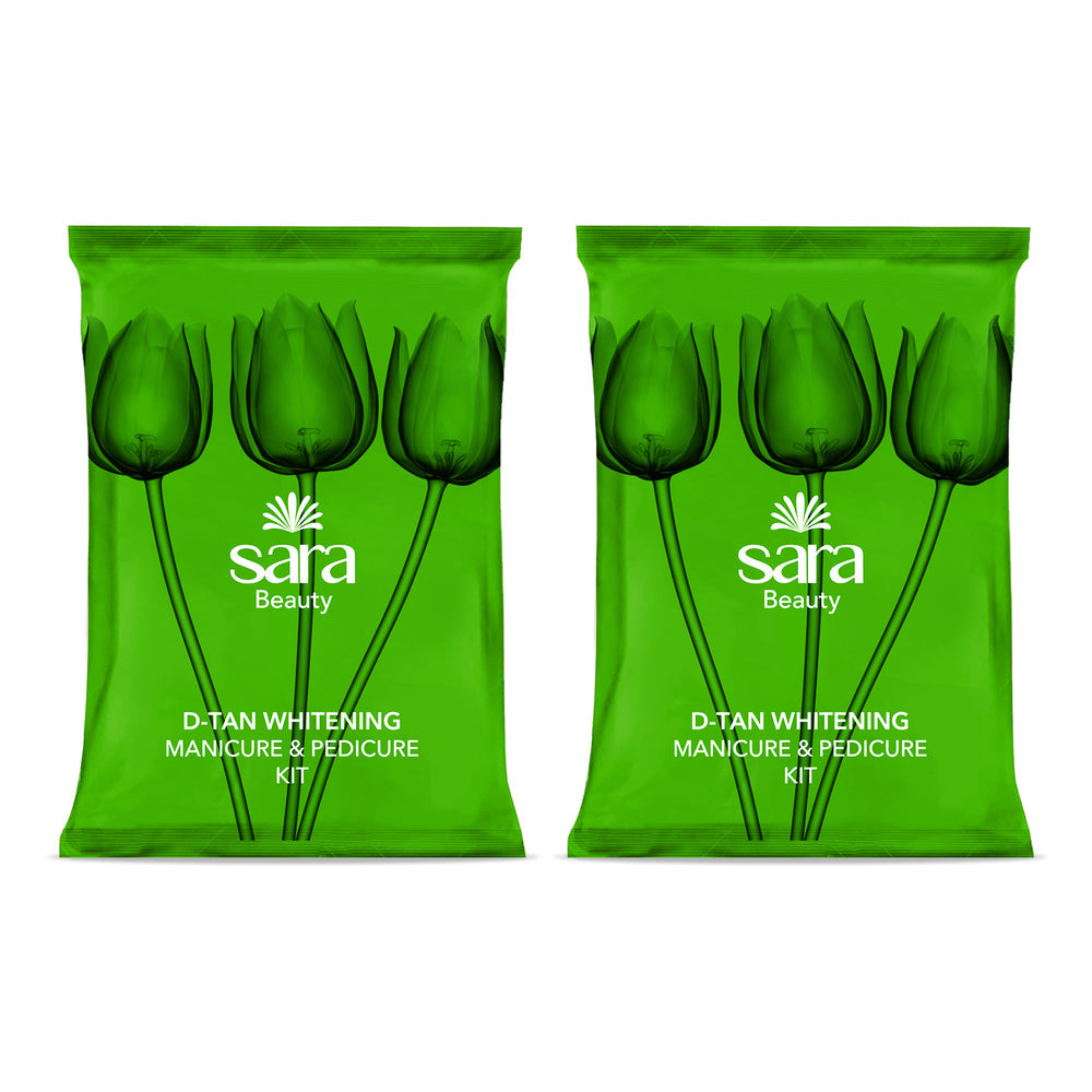SARA D-TAN MANICURE PEDICURE KIT PACK OF 2 X 40g - Buy from Indicrest
