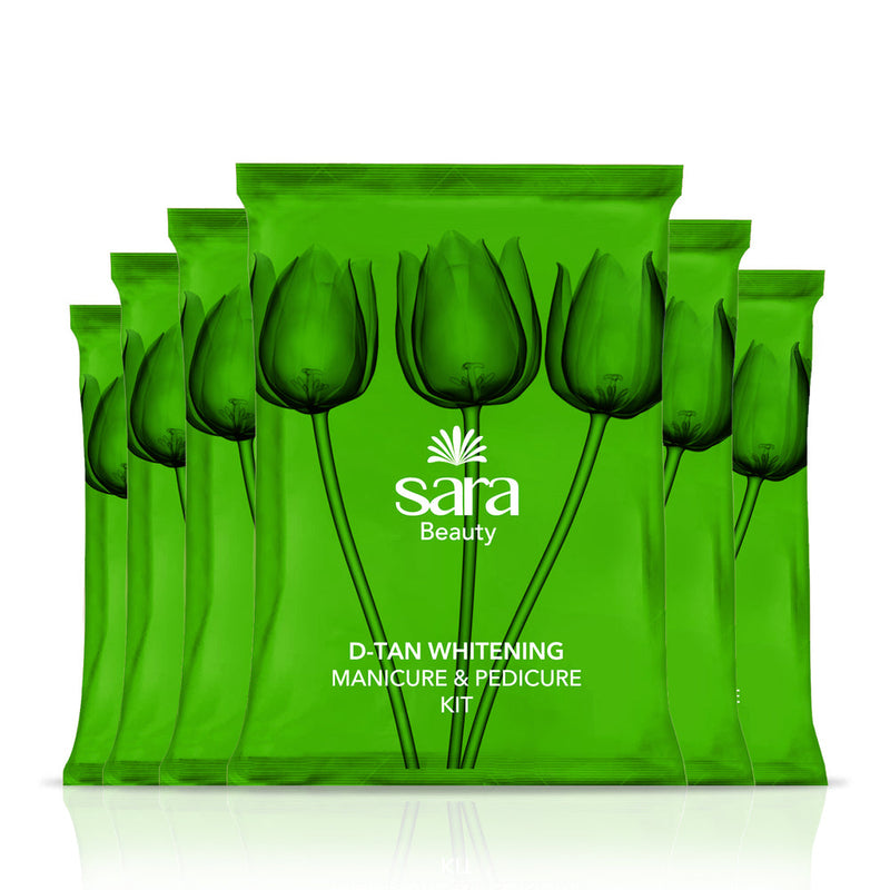 SARA D-TAN MANICURE PEDICURE KIT PACK OF 6 X 40g  - Buy from Indicrest