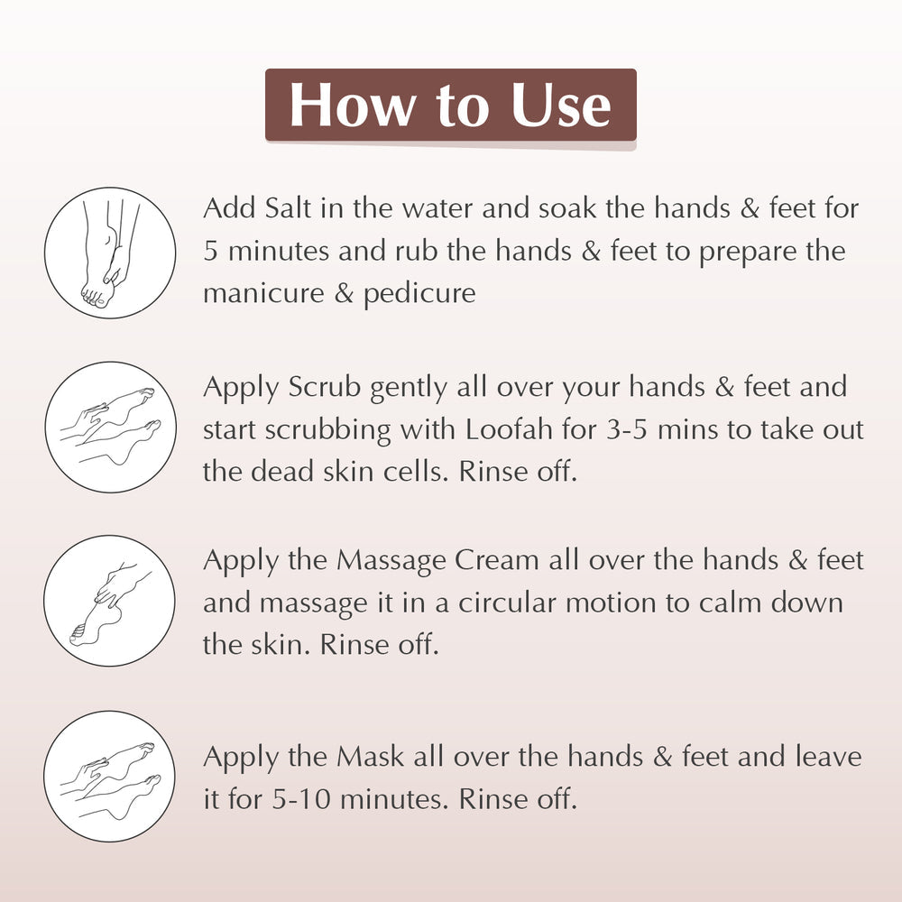 SARA D-TAN MANICURE PEDICURE KIT PACK OF 6 X 40g  - Image 5 - Buy from Indicrest