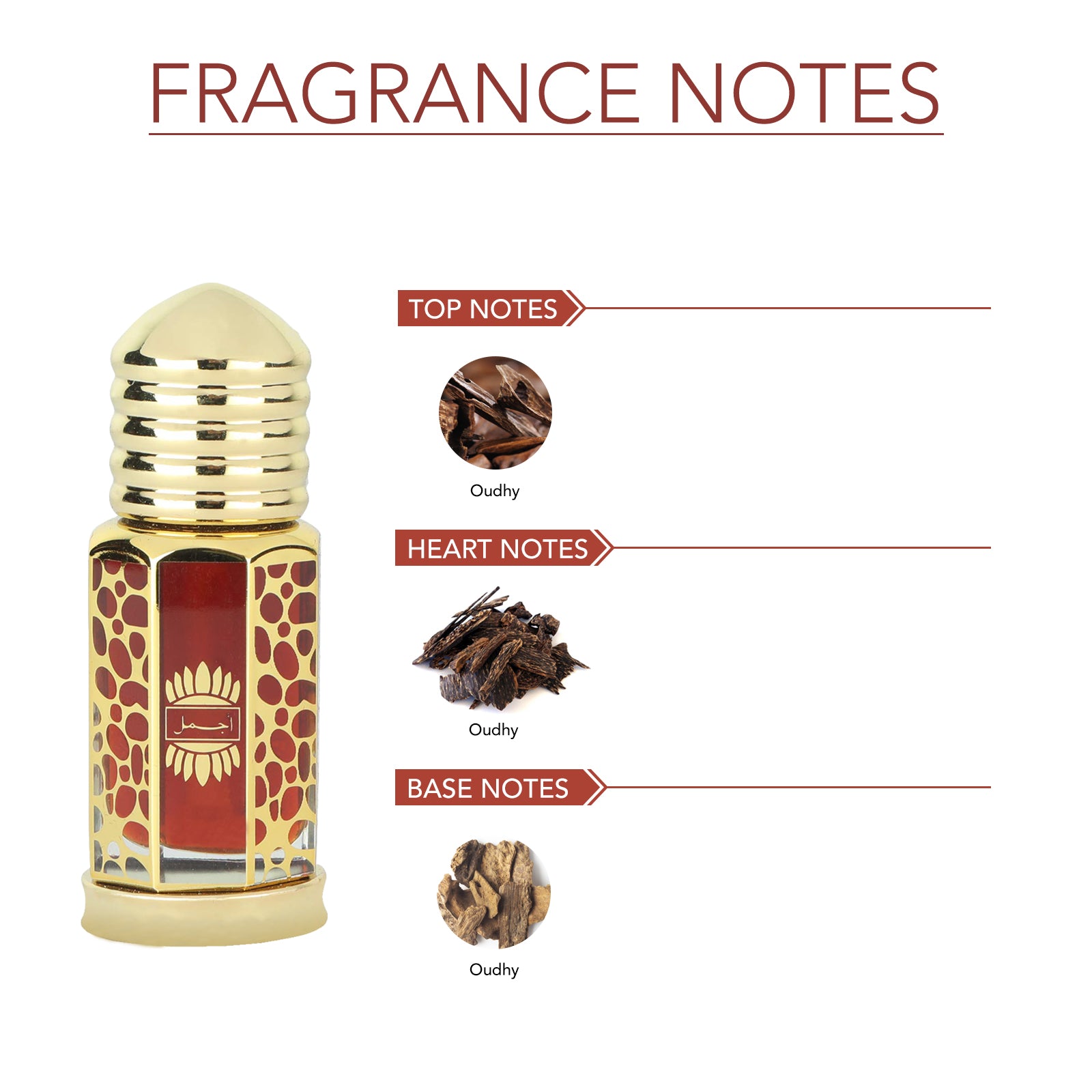 DAHNUL OUDH HAYATI Non-Alcoholic Attar 6ML for Men & Women - Image 2 - Buy from Indicrest