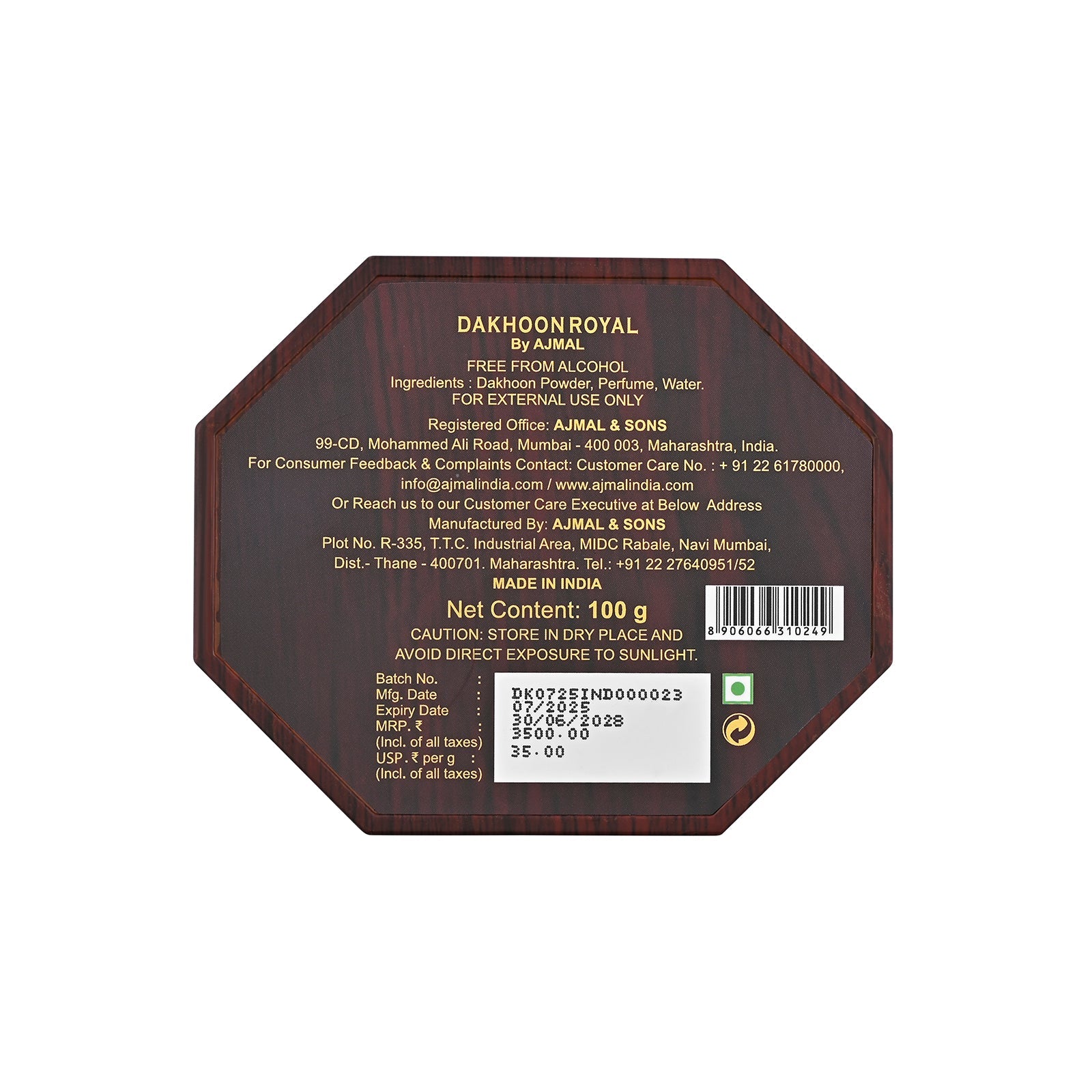 Dakhoon Royal 100 GMS - Image 5 - Buy from Indicrest