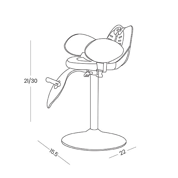 Ikonic Baby Chair Doremon - Blue