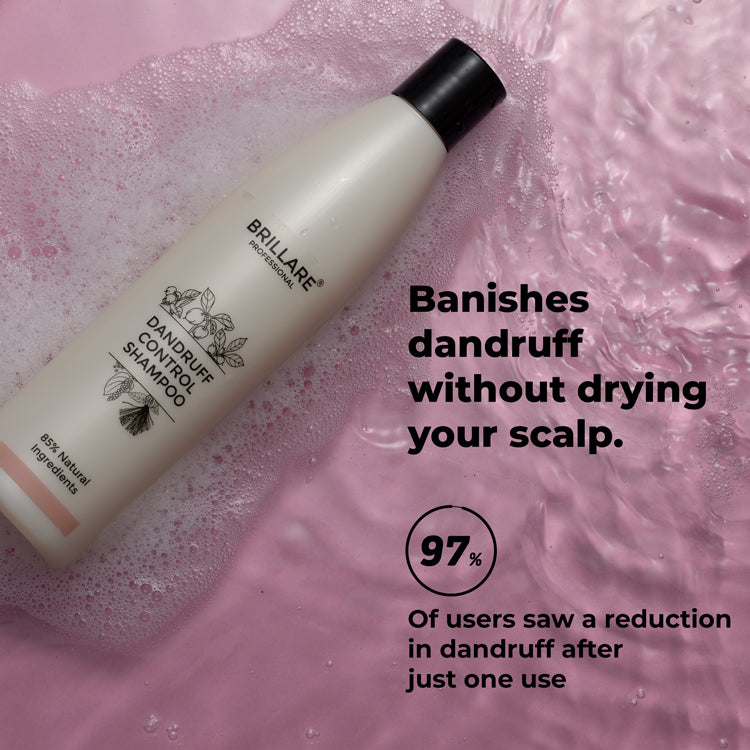 Brillare Dandruff Control Shampoo For Itchy, Flaky Scalp, 300ml - Image 2 - Buy from Indicrest