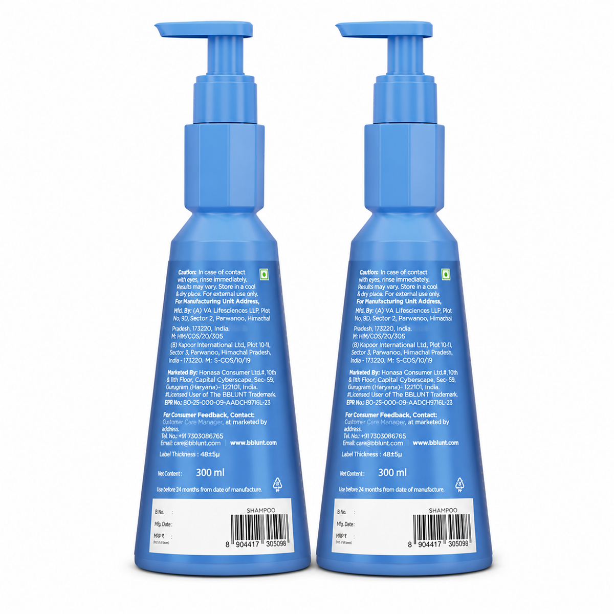 Bblunt Anti-Dandruff Shampoo For a Clear & Healthy Scalp, Pack of 3 X 300ml - Image 13 - Buy from Indicrest