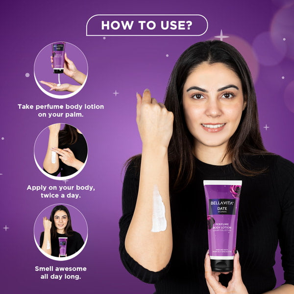 DATE Woman Perfume Body Lotion - 200ml - Image 4 - Indicrest