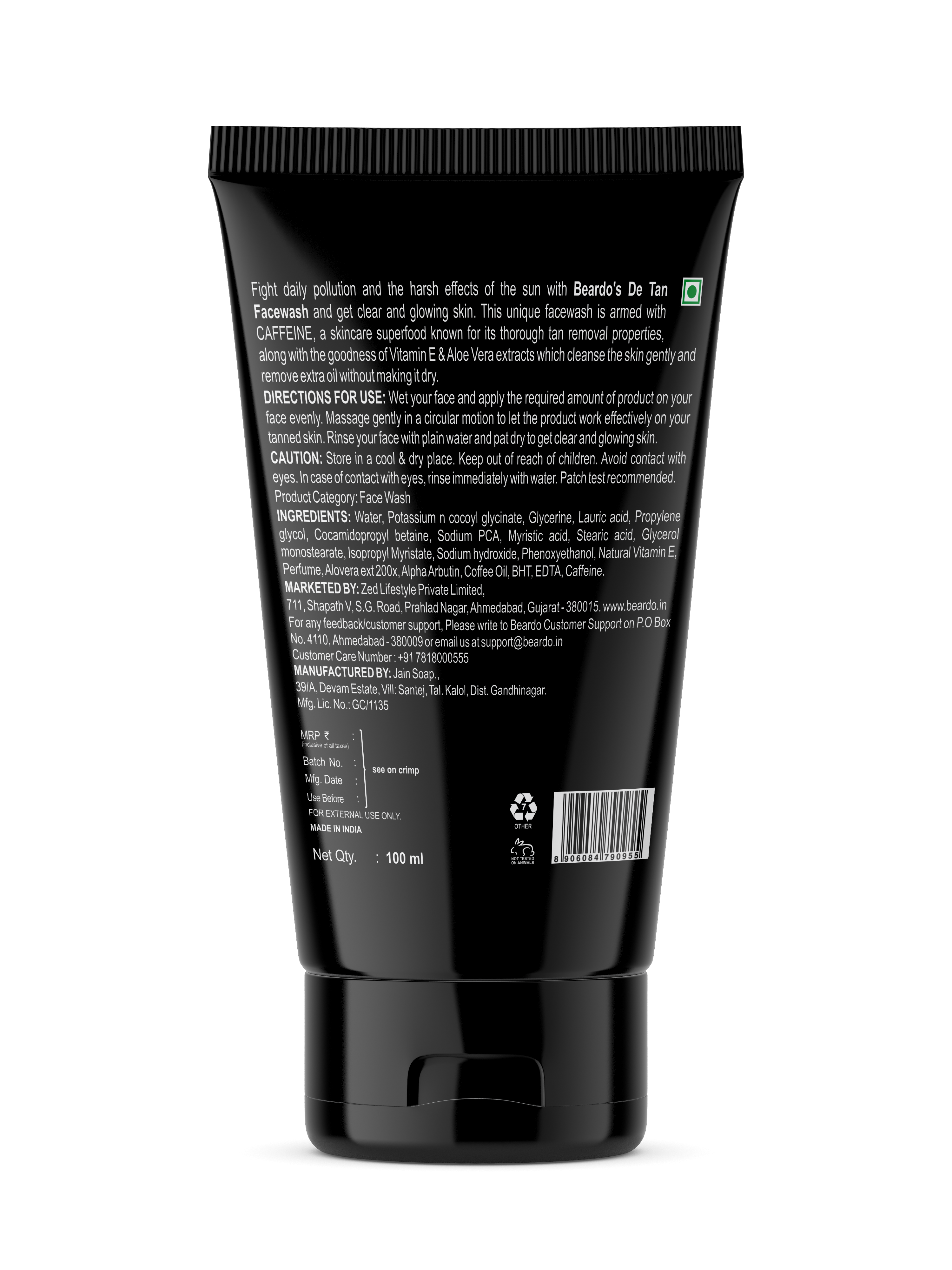 Beardo De-Tan Bodywash & De-Tan Facewash Combo - Image 8 - Buy from Indicrest