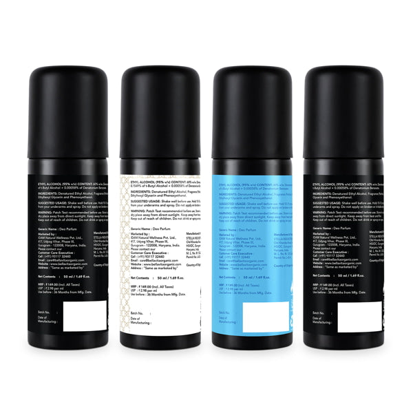 DEO Parfum Travel-Size Gift Set - 4 x 50ml - Image 9 - Indicrest