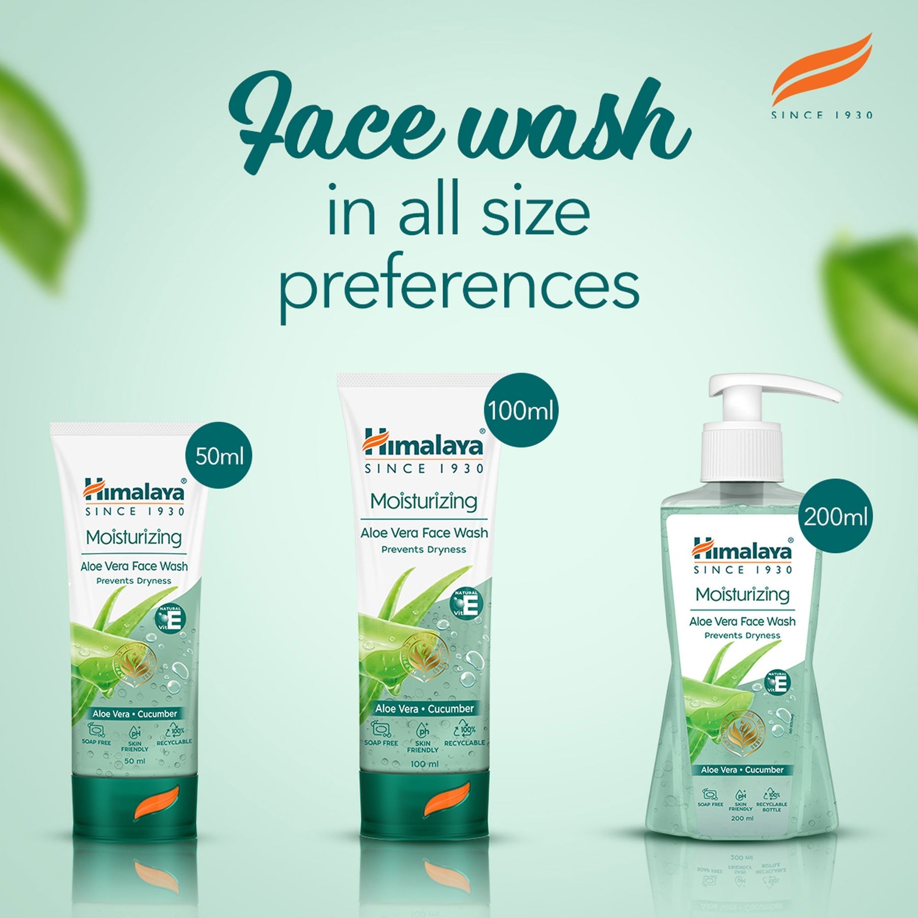 Dermatologically tested face wash by Himalaya