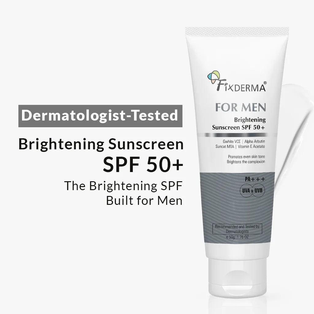 Fixderma FOR MEN Brightening Sunscreen SPF 50+, 50g - Buy from Indicrest