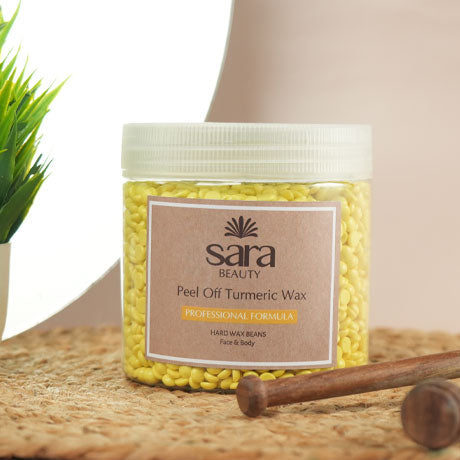 SARA TURMERIC BEANS Wax, 400g [Pack of 2 ] - Image 2 - Buy from Indicrest