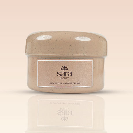 Sara Shea Butter massage cream For Smooth and Shinny skin For Women, Men, Suitable for all skin types, 350g - Buy from Indicrest