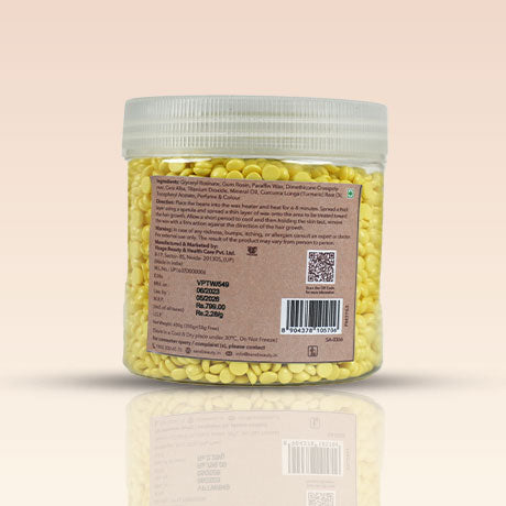 SARA TURMERIC BEANS Wax, 400g [Pack of 2 ] - Image 4 - Buy from Indicrest
