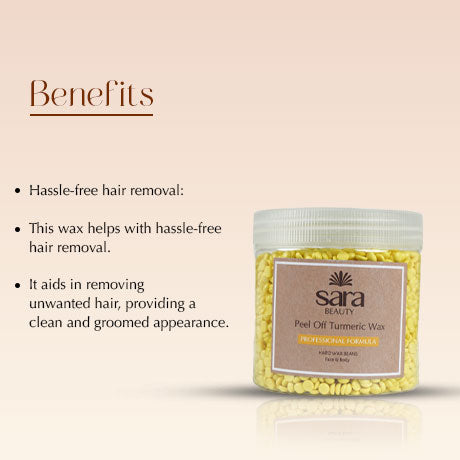 SARA TURMERIC BEANS Wax, 400g [Pack of 2 ] - Image 5 - Buy from Indicrest