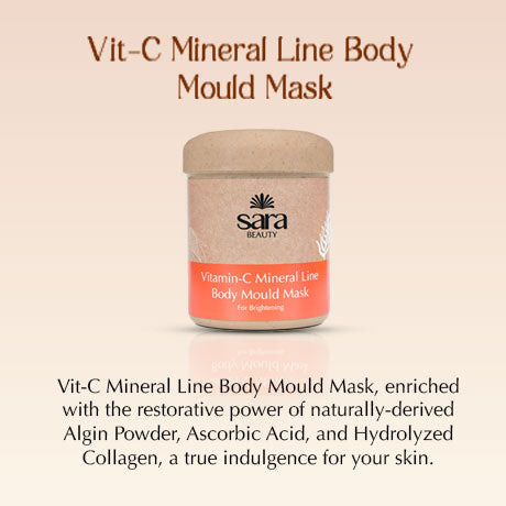 SARA VITAMIN-C Mineral Line Body Mould Mask No-13 (IN JAR) - Image 2 - Buy from Indicrest