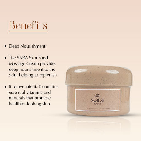 SARA SKIN FOOD MASSAGE CREAM, 400g - Image 4 - Buy from Indicrest